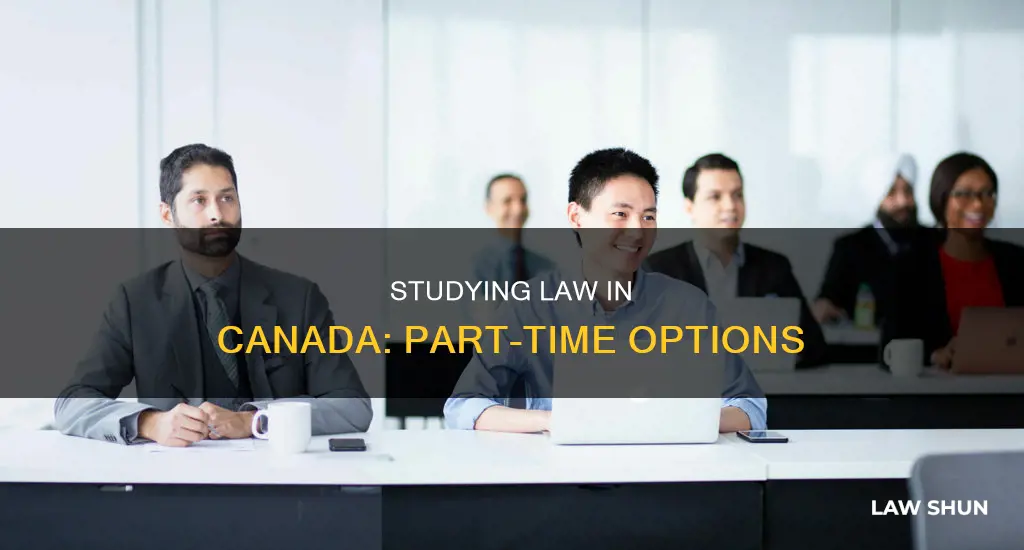 can you study law part time in canada