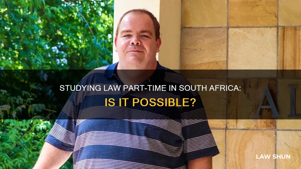 can you study law part time in south africa