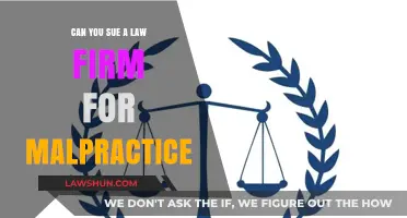 Suing for Malpractice: Can You Take on Your Law Firm?