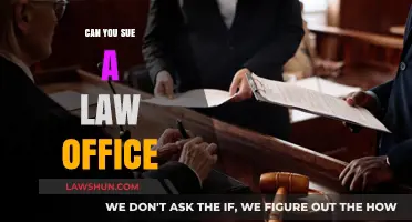 Suing a Law Office: When and How?