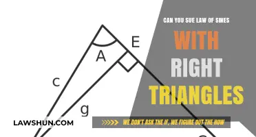 Sine Laws: Right Triangles and Legal Action