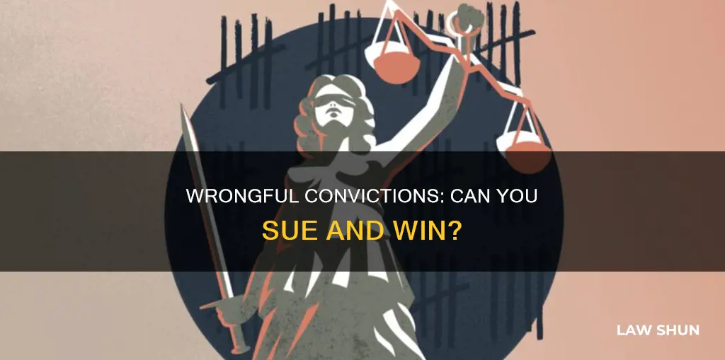 can you sue law when u are wrongfully convicted