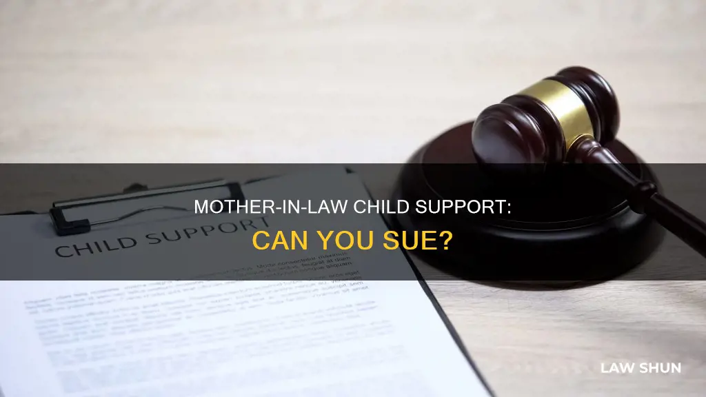can you sue mother in law for child support