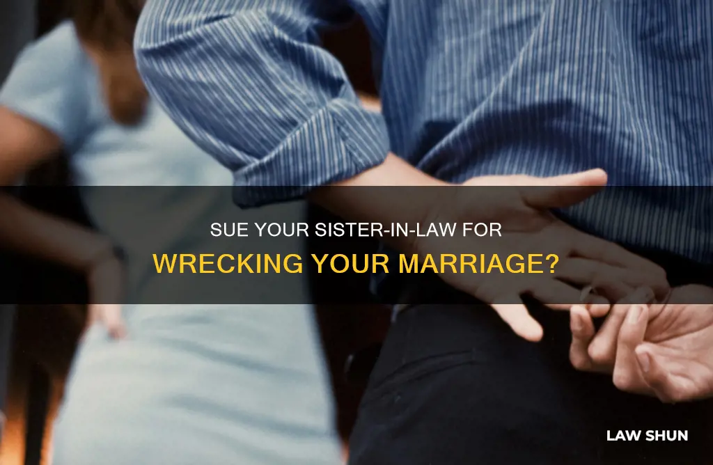 can you sue sister in-laws for breaking up a marriage