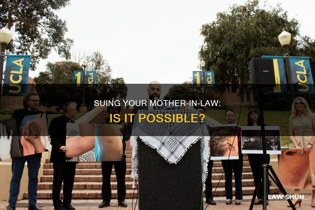 can you sue your mother in law