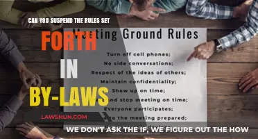 Suspending Rules: When and How?