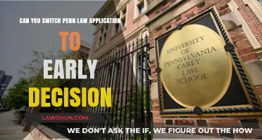 How to Switch Your Penn Law Application to Early Decision