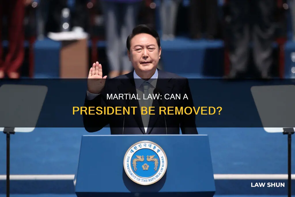 can you switch presidents during martial law