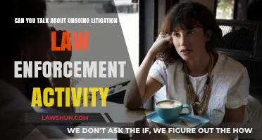 Litigation and Law Enforcement: What Can You Discuss?