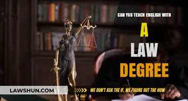Teaching English with a Law Degree: Exploring Career Options