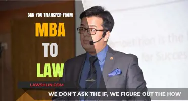 Transferring from MBA to Law: Is It Possible?
