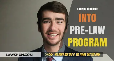 Transferring into Pre-Law: Is It Possible?