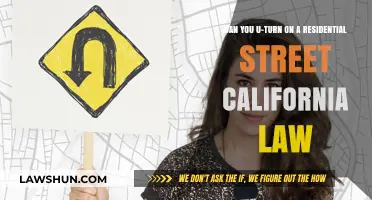 U-Turns on Residential Streets: California's Law Explained
