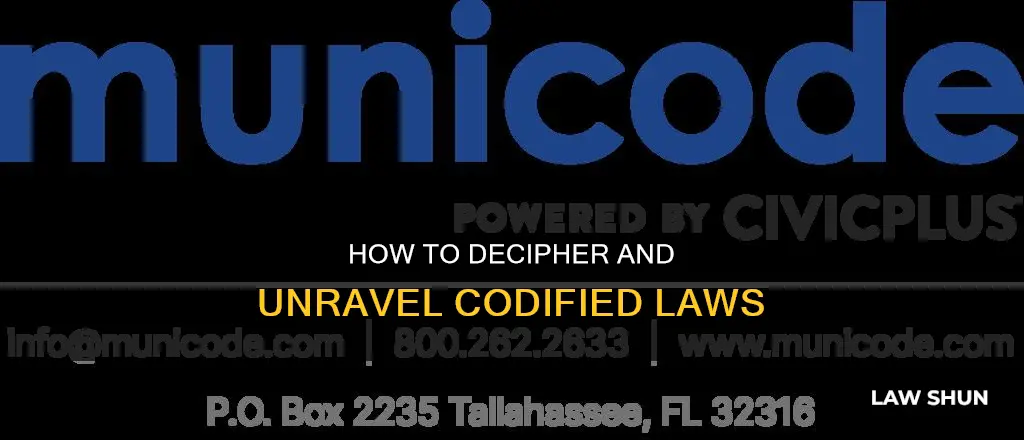 can you uncodify a law