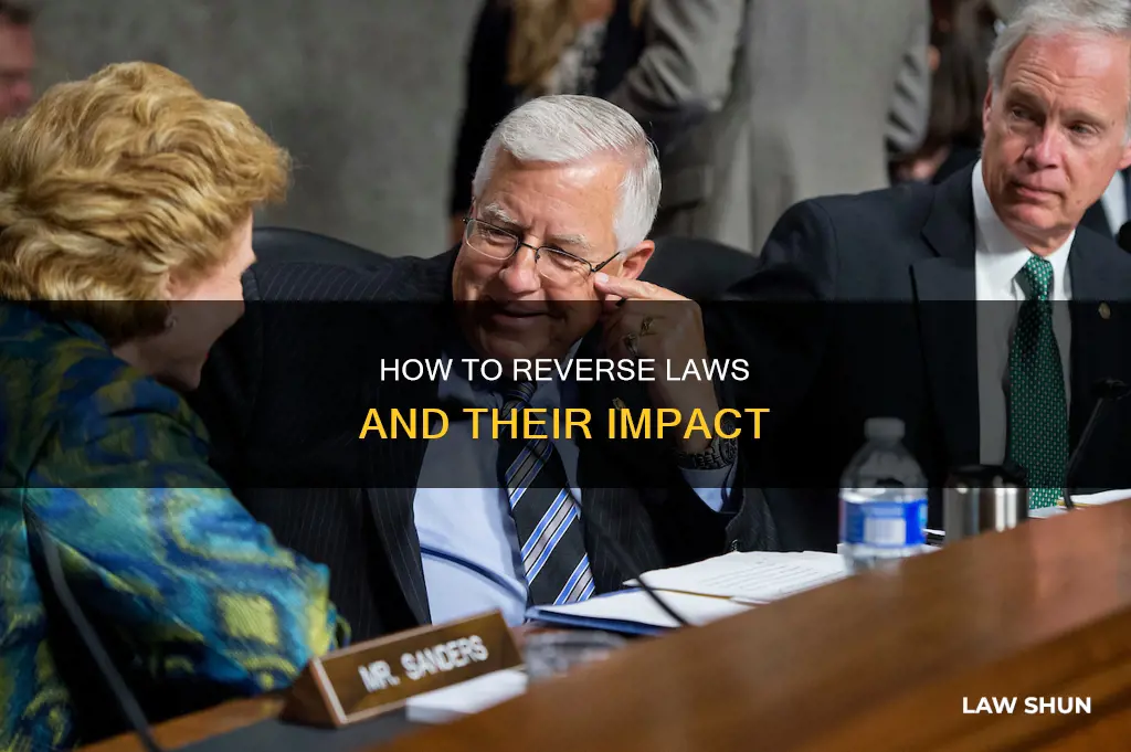 can you undo laws