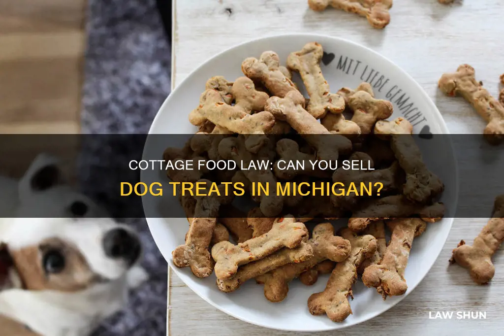 can you use cottage law to sell dog yreats mi