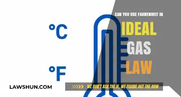 Fahrenheit in Ideal Gas Law: Is It Valid?