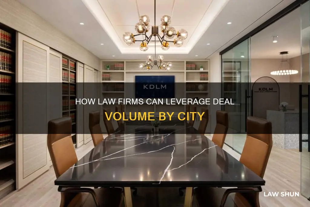 can you use firm deal volume by city office law