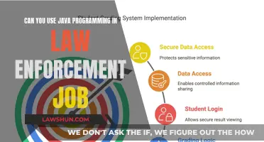 Java Programming: A Tool for Law Enforcement