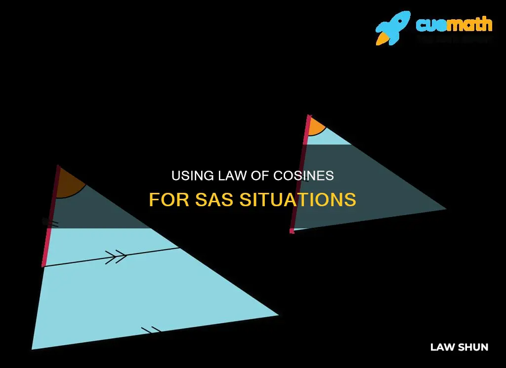 can you use law of cosine of side angle side