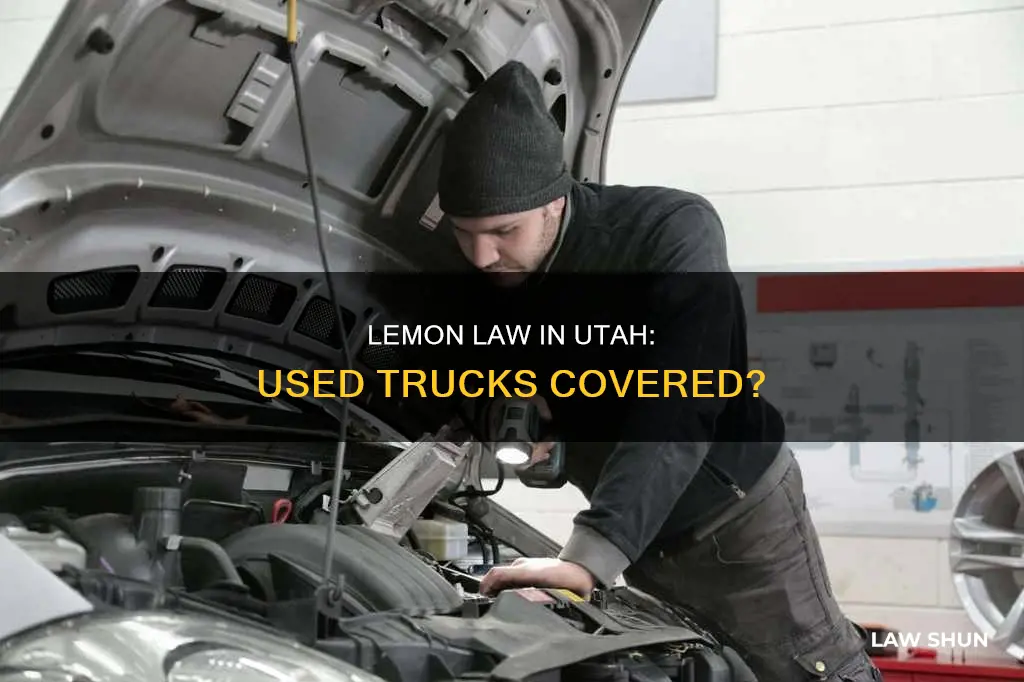 can you use lemon law in utah on used trucks