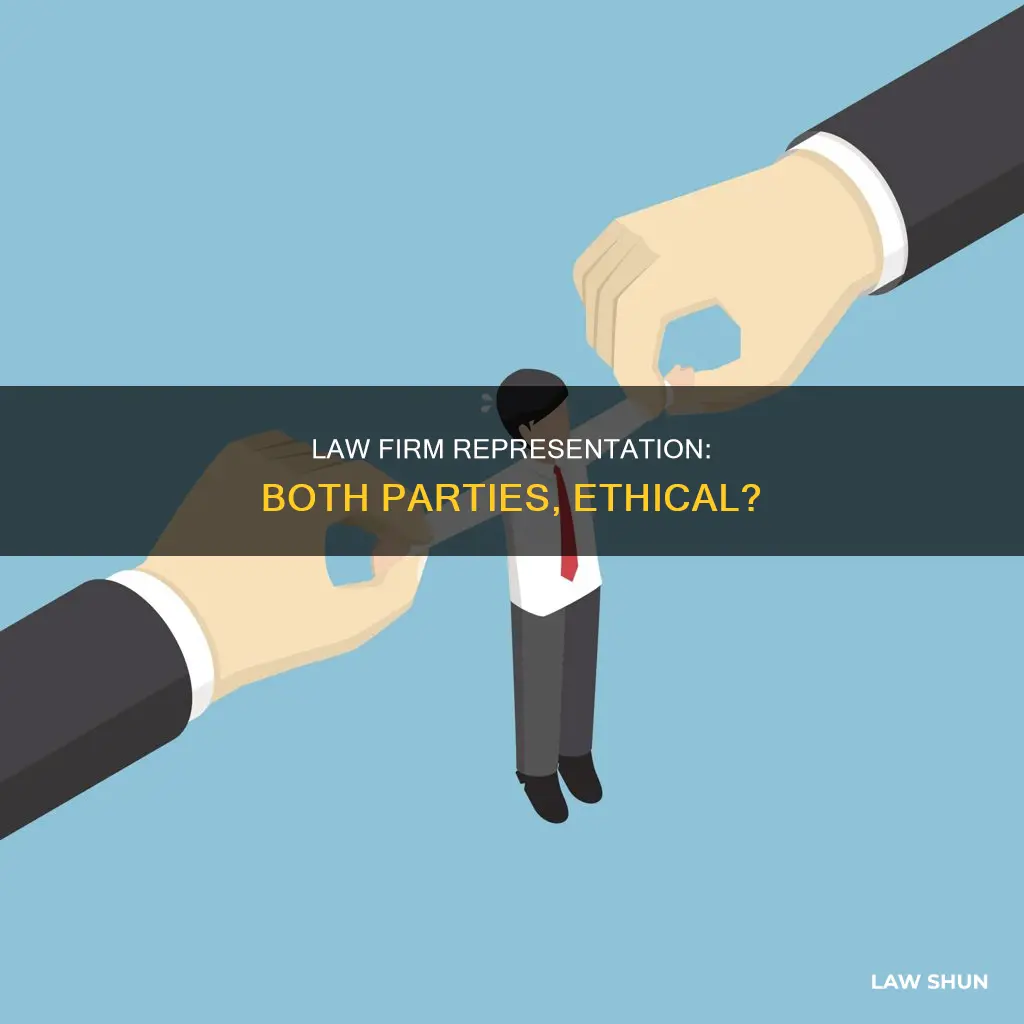 can you use the same law firm represent both parties