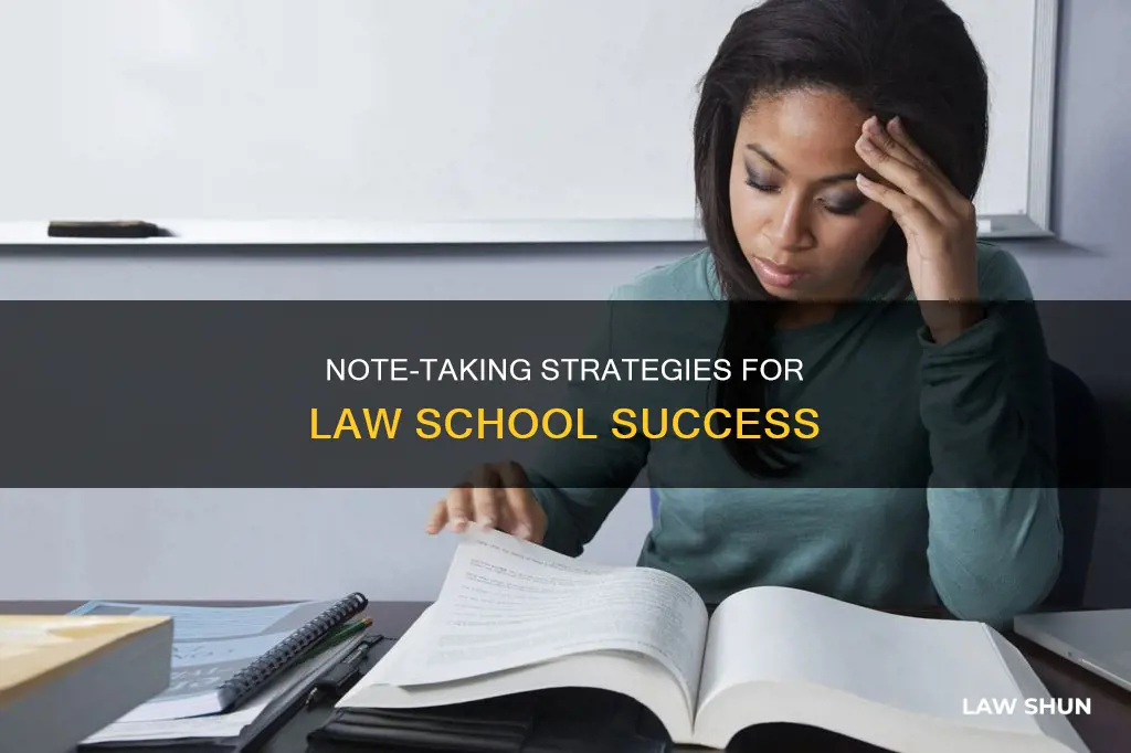 can you use your note in law schoool