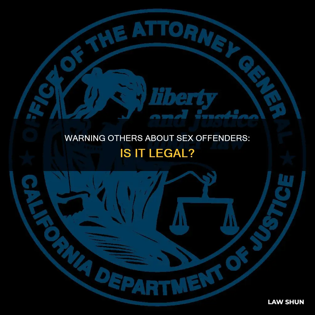 can you warn people about people on megans law