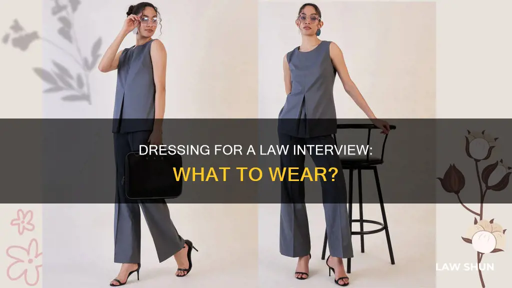can you wear a dress for law interview