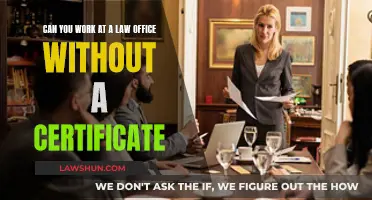 Law Office Work: Certificate Essential or Advantage?