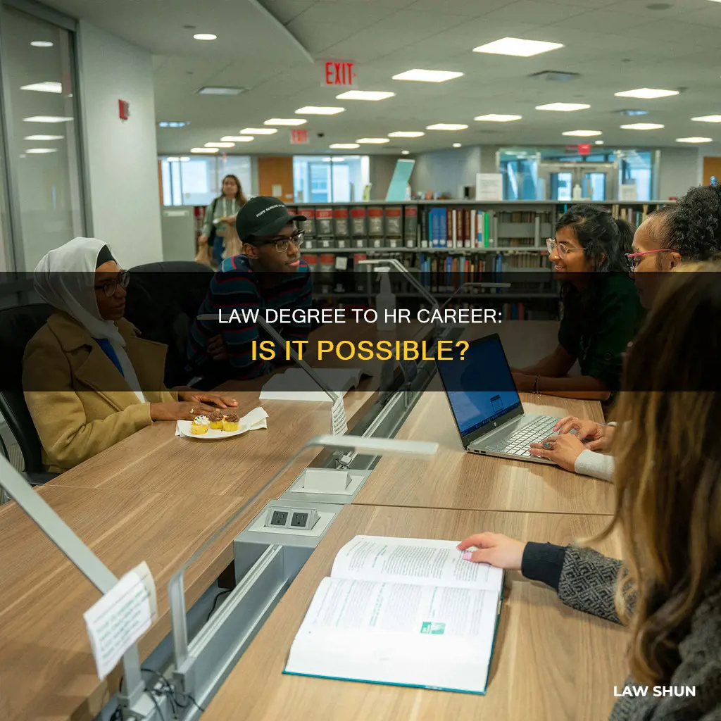 can you work in hr with a law degree
