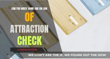 Manifesting Money with Law of Attraction Checks
