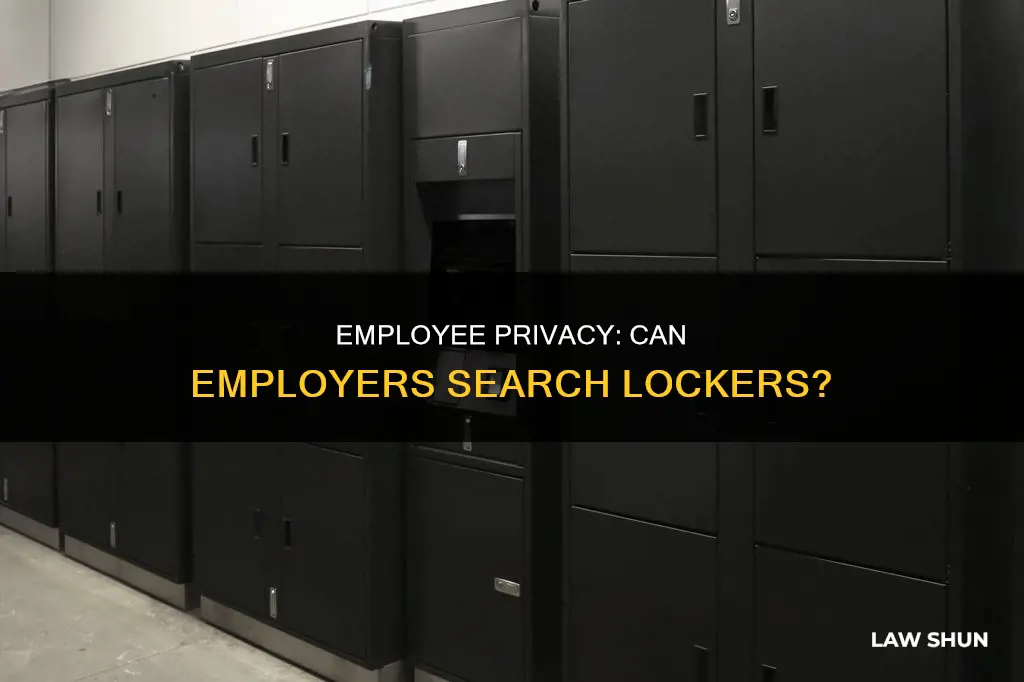 can your employer search your locker case law