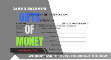 In-Laws and Money: Can They Sue You?
