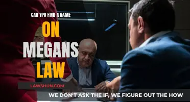How to Find Names on Megan's Law List?
