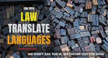 Zipf's Law: Unlocking the Secret to Language Translation?