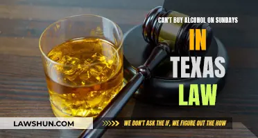 Texas Alcohol Laws: Sunday Shopping Ban