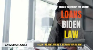 Student Loan Bankruptcy: Biden's Law Change