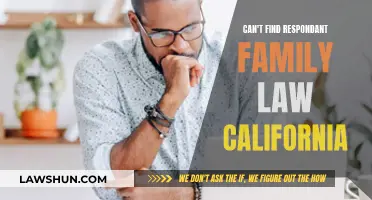 Finding a Family Law Respondent in California: What to Do?