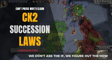 Succession Laws: Pressing Your Wife's Claim in CK2