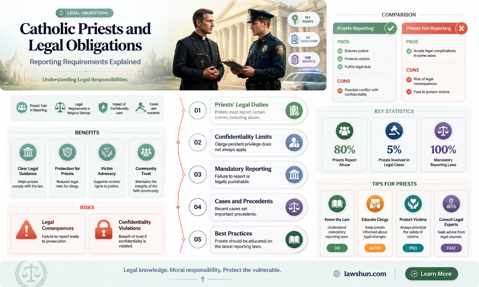 are catholic priest supposed to report things to the law