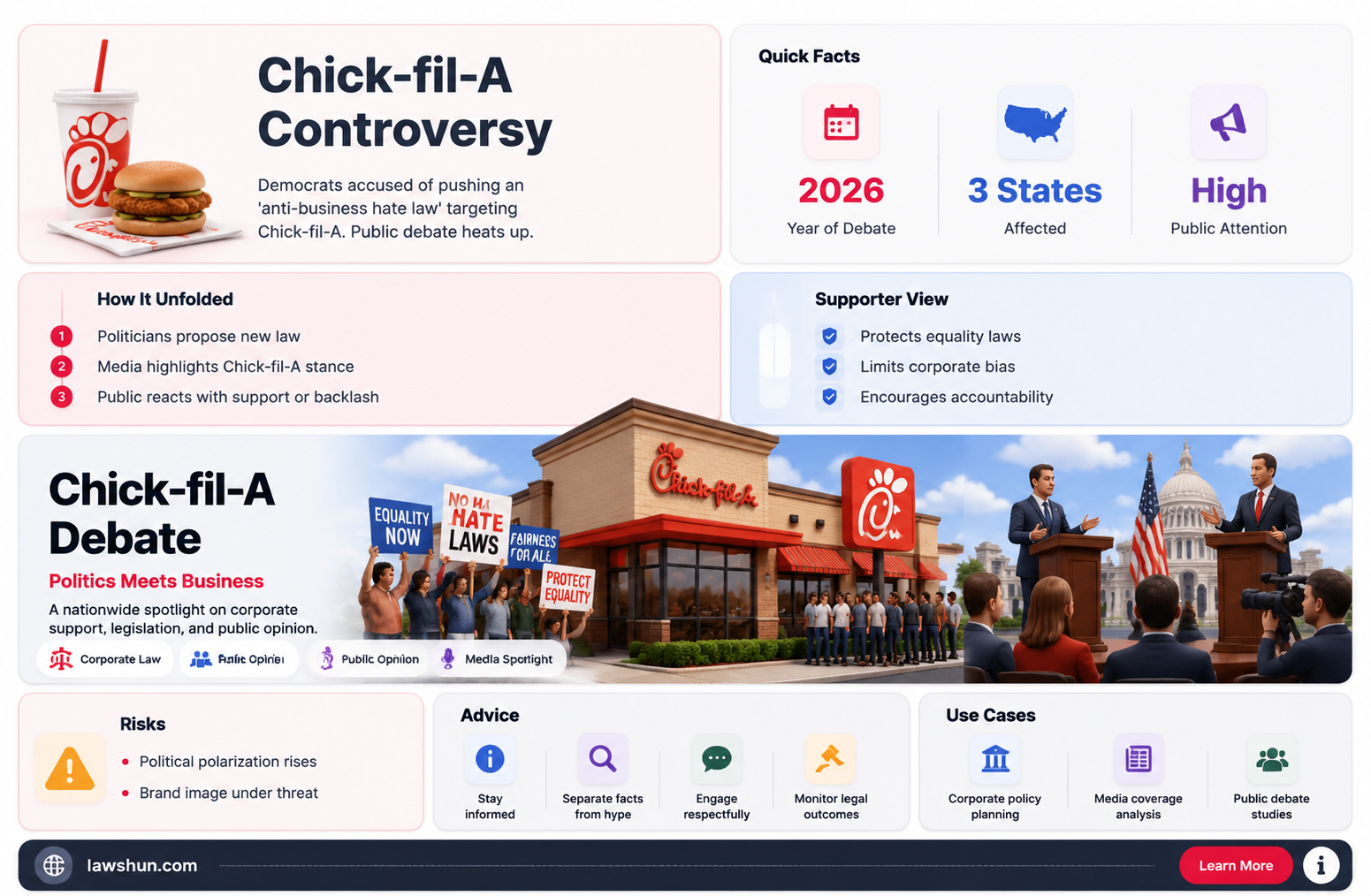 are democrats pushing a hate law against chick fil a