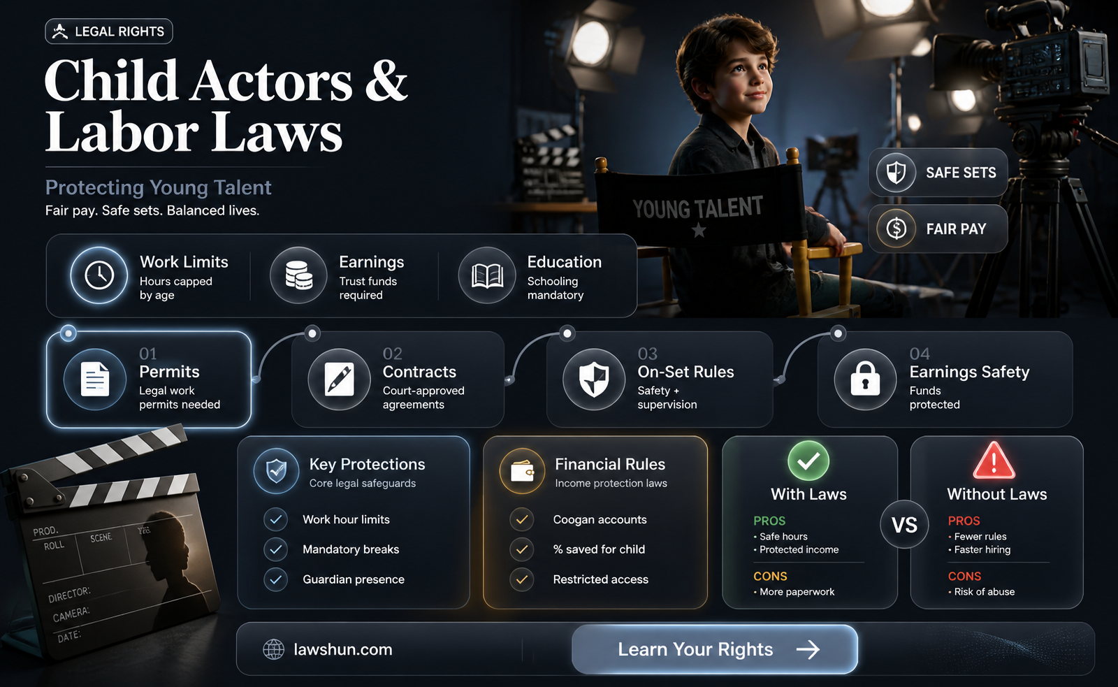 are children actors child labor law