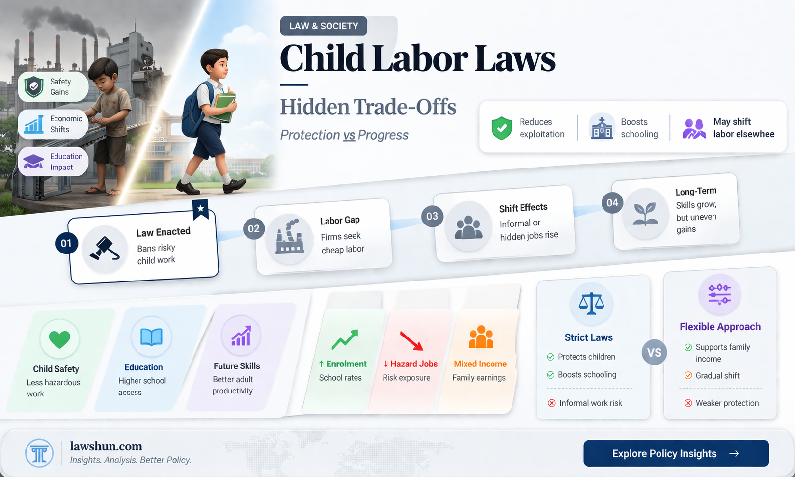 are child labor laws have a negative impact on society