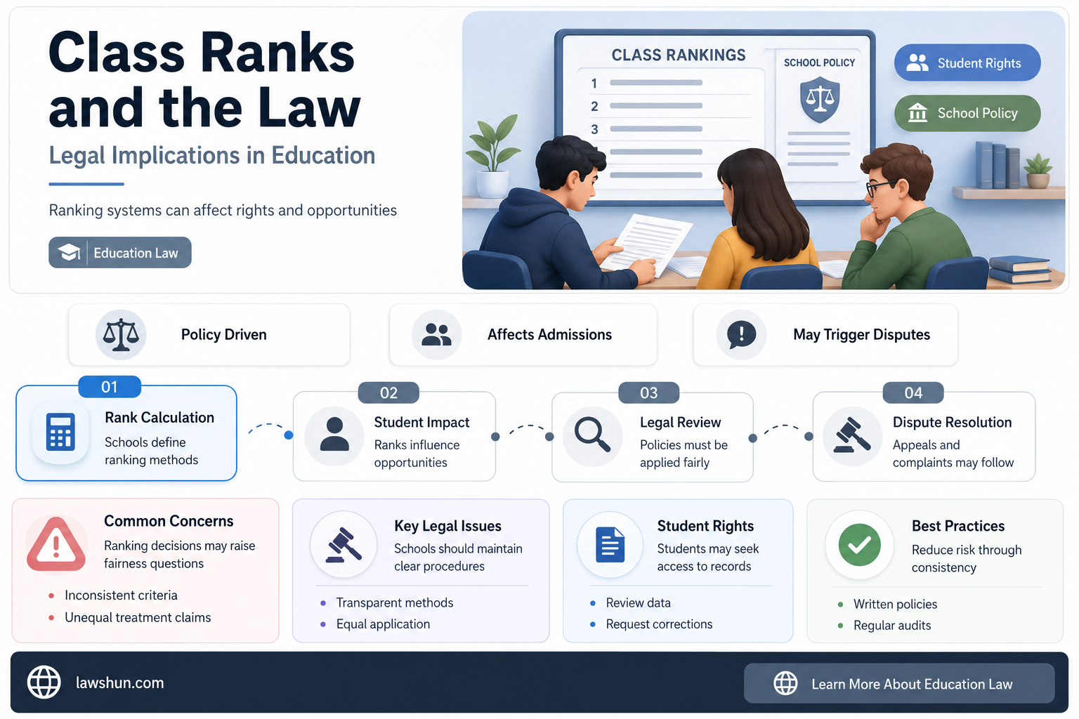 are there any laws regarding class ranks