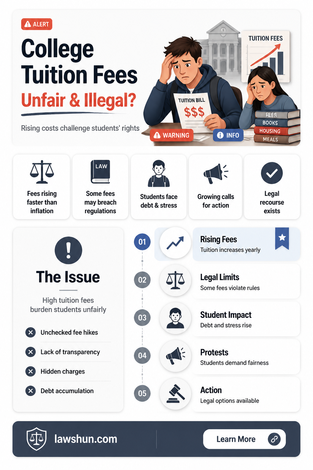 are college tuitiona breaking laws