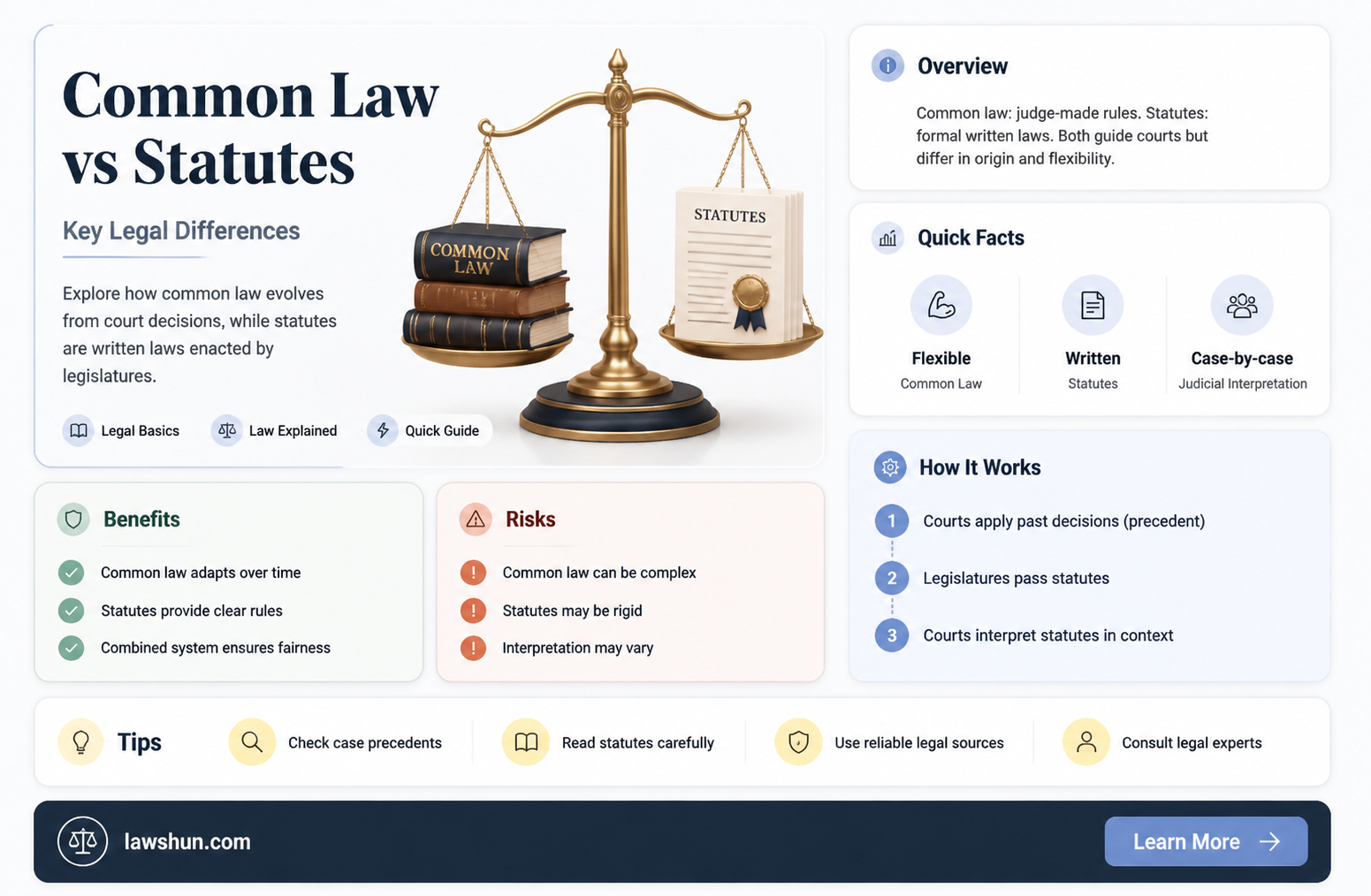 are common laws also statutes
