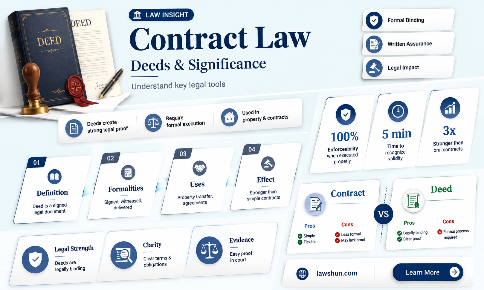 are deeds under contract law