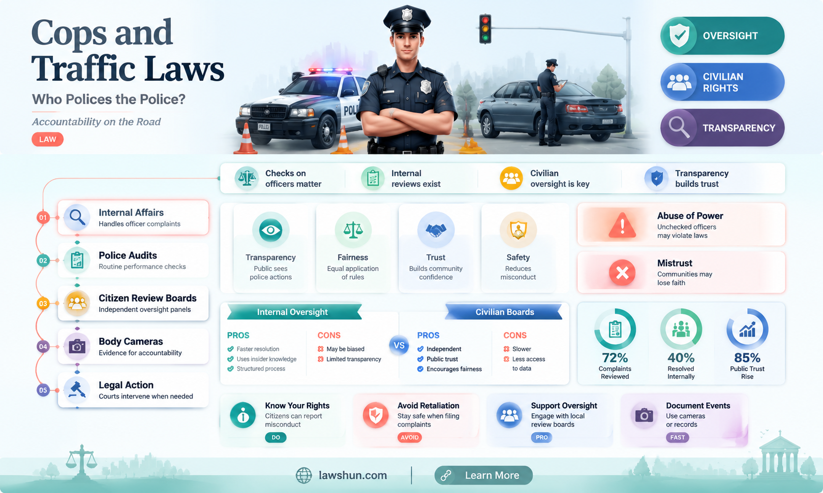 are cops allowed to break traffic laws