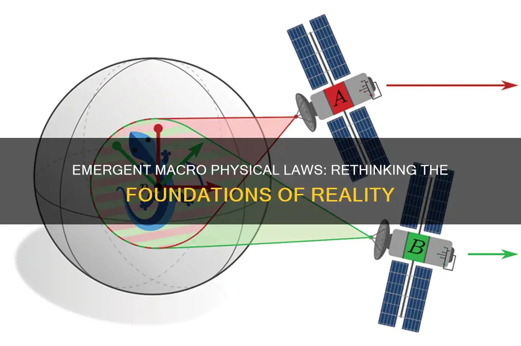 could macro physical laws be emergent